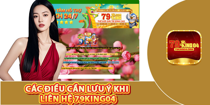 Các Điều Cần Lưu Ý Khi Liên Hệ 79king04